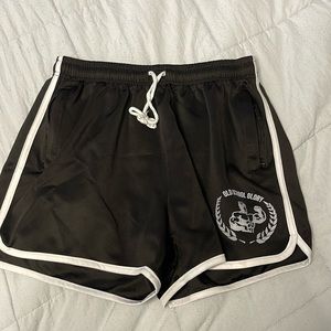 Retro bodybuilding shorts